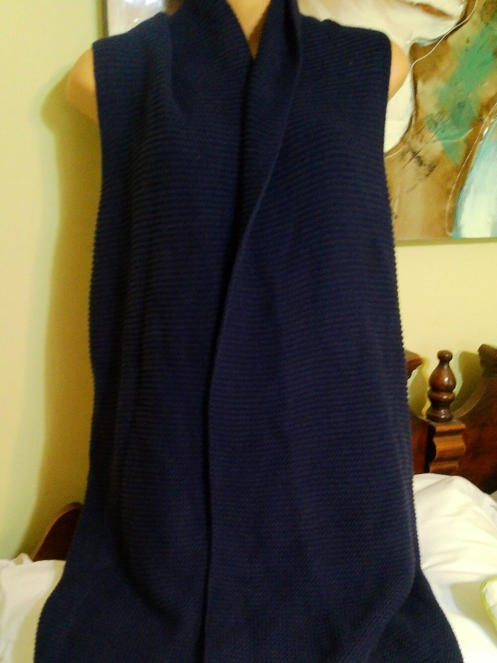 GAP NAVY BLUE SWEATER VEST SIZE SMALL GREAT CONDITION